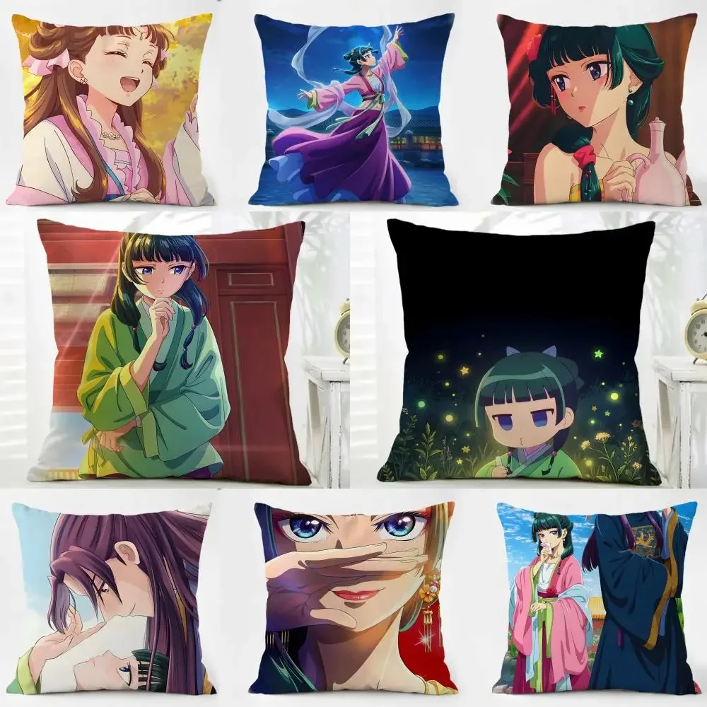 T-The Apothecary Diaries Cushion Cover Pillow Case Soft Friendly Fabric & Concealed Zipper