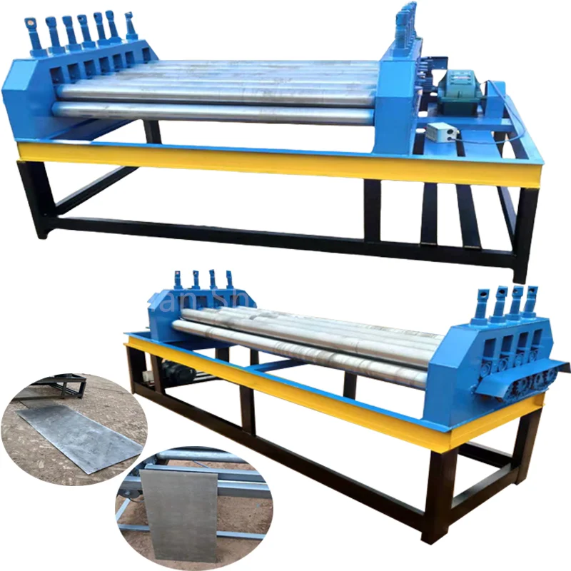 Flatten Steel Plate Metal Straightening Expanded Metal Flattening Machine For Metal Sheet