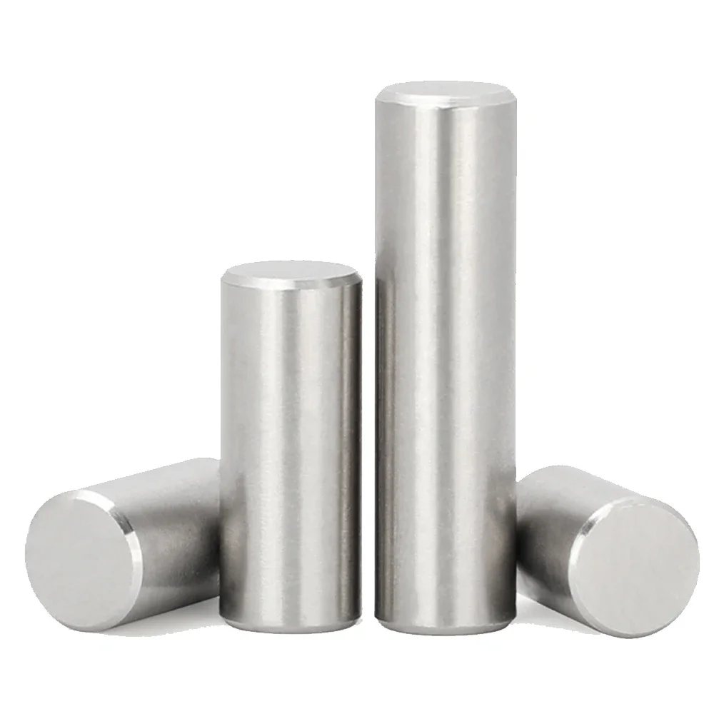 2-50Pcs M1 M1.5 M2 M2.5 M3 M4 M5 M6 M8 M10 Cylindrical Pin Locating Dowel Fixed Shaft Solid Rod 304 Stainless Steel 4-100mm