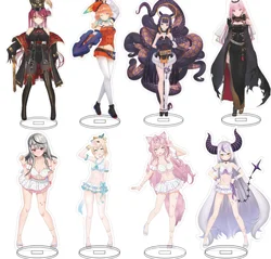 Hot Hololive Acrylic Display Stand Model Office Desktop Decoration Ornaments Gift Couple Doll Collection Props 15CM