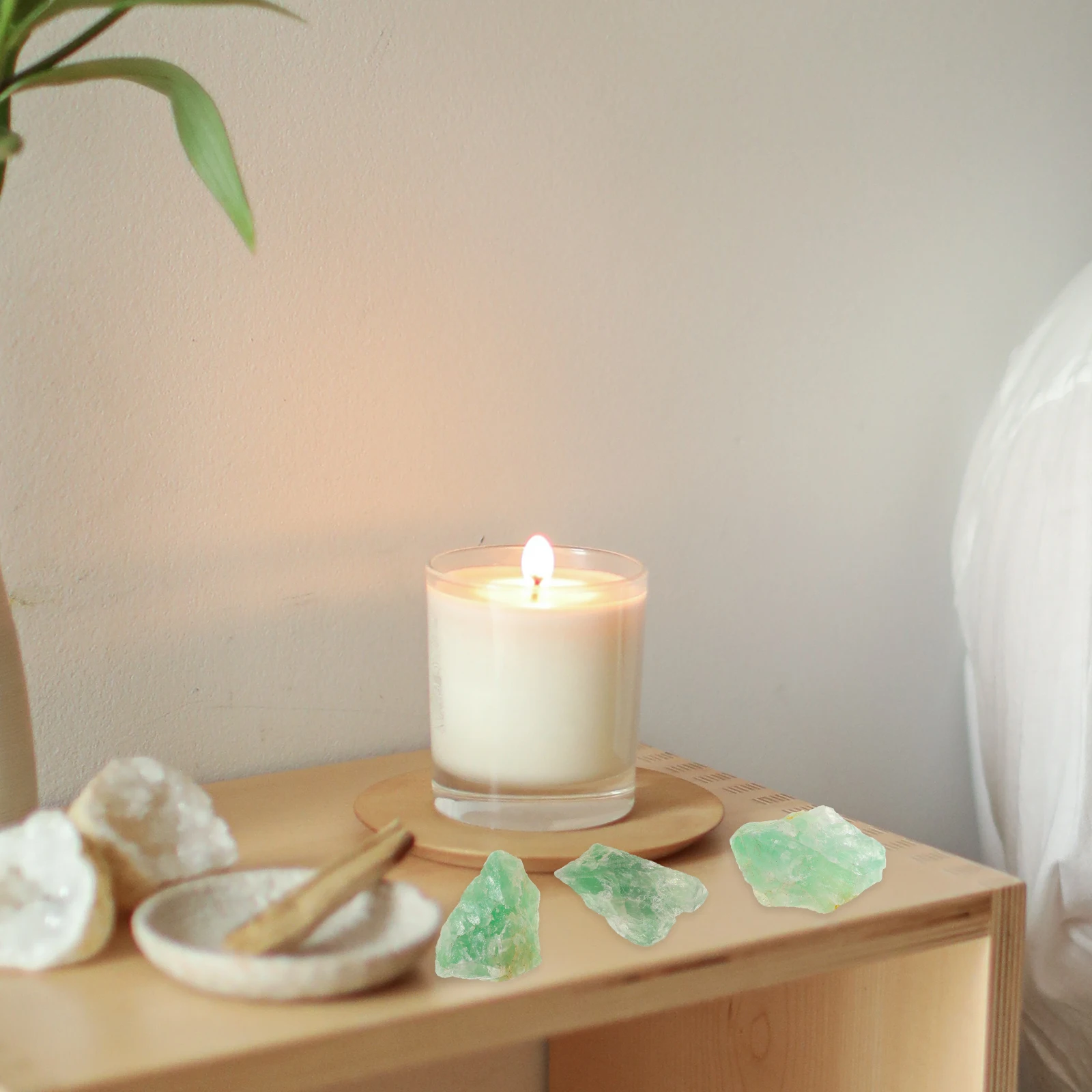 

1 Bag Natural Crystal Stone Set For Home Office Desk Decor Tabletop Display Gift Small Crystals Collection