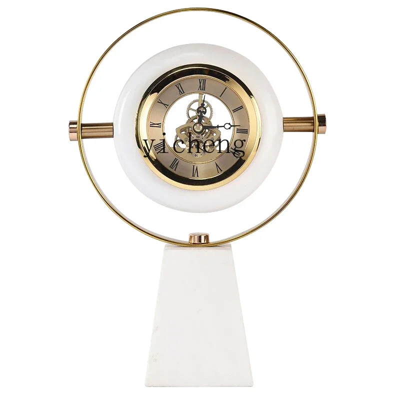 L7-14 clock decorative ornament European clock desk  living room study desktop TV cabinet pendulum clock