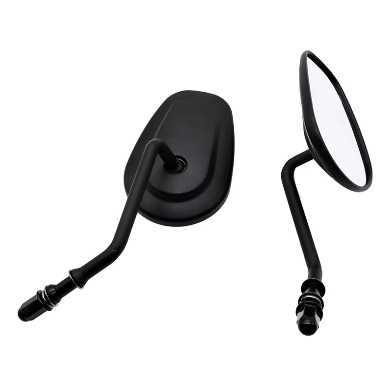 1Pair Motorcycle Rearview Mirror Reflector Convex Mirror Mirror Plastic Flat Mirror Field Of View