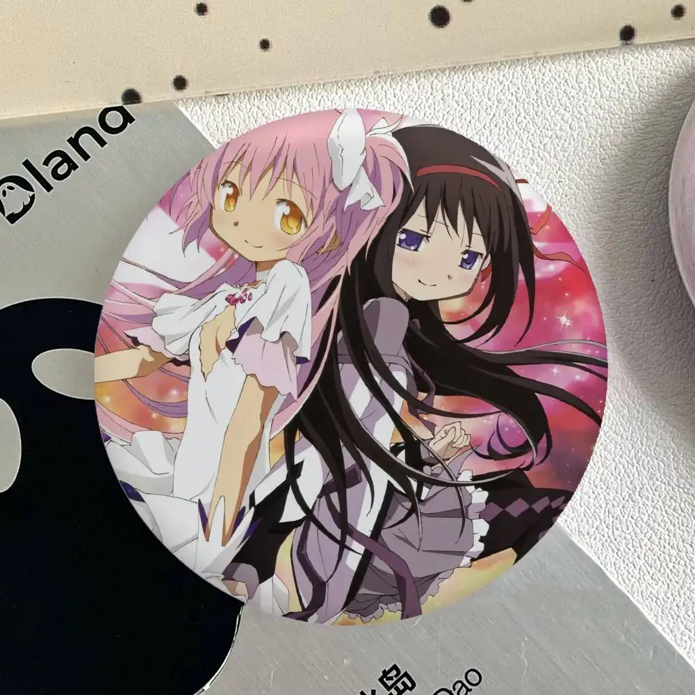 Puella Magi Madoka Magica Minimalist Exquisite Tinplate Brooches: Sleek Badge Lapel Pins for Bag Practical Souvenir Gifts - view 3