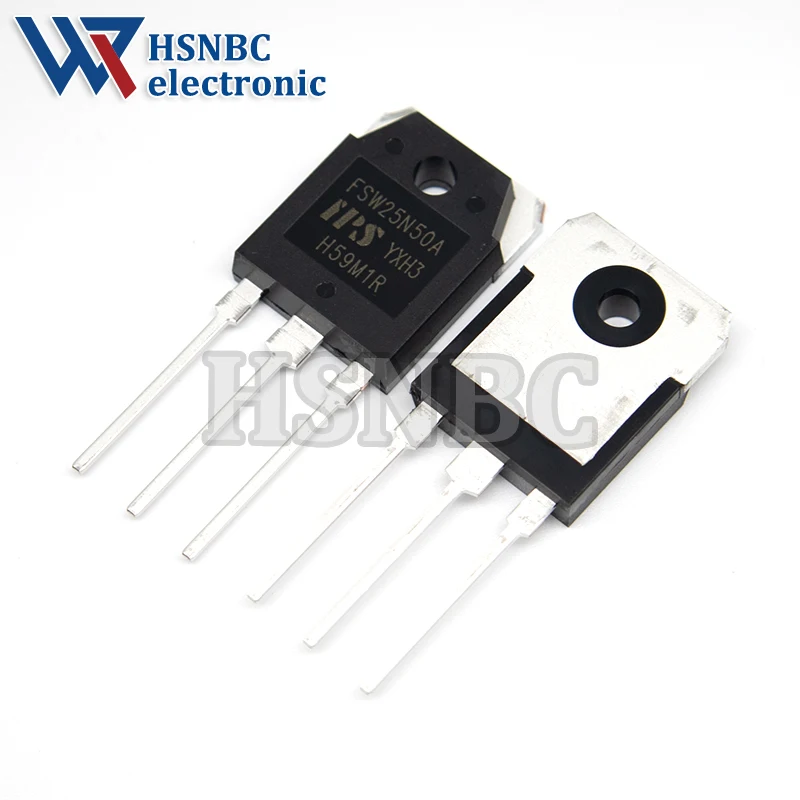 10PCS FSW25N50A FSW25N50 25N50 TO-3P 500V 25A N-Channel Power MOSFET Transistor 100% New Original