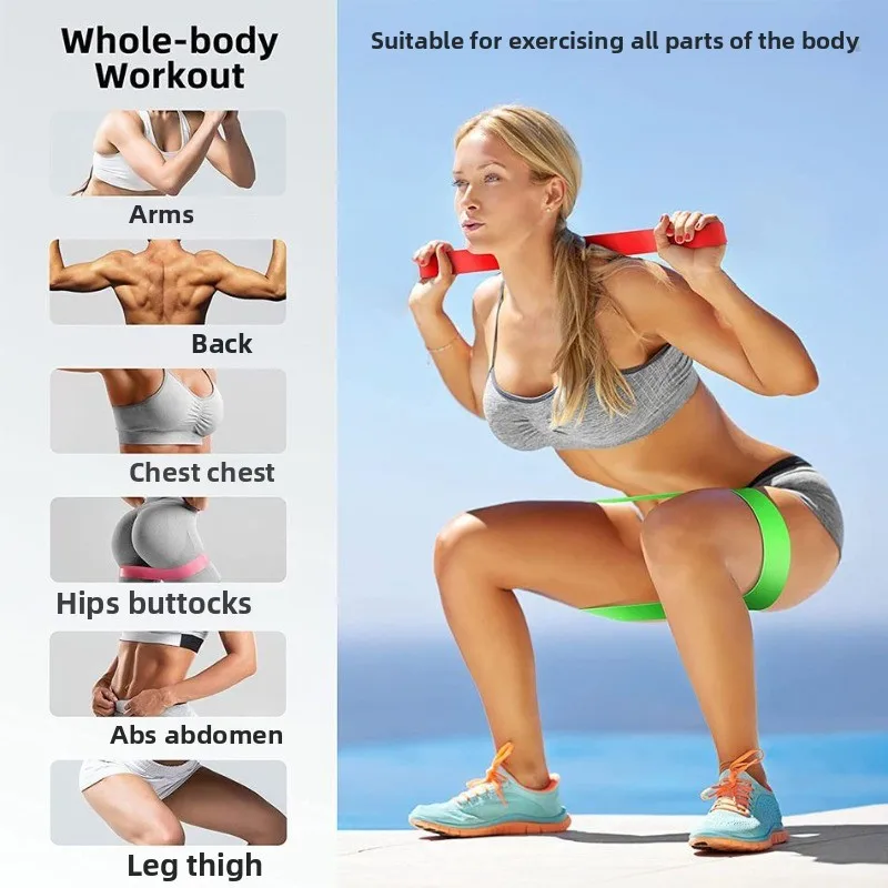 المقاومة الفرقة اليوغا الفرقة اللياقة البدنية ممارسة التدريب الورك التوتر الفرقة الرقص دائرة مرنة تمتد الفرقة