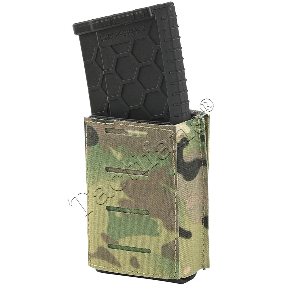 Single Mag Pouch 5.56 Magazine Pouch Belt Loops Molle Quick Release Magazine Pouch Wedge Insert for Tactical Belt