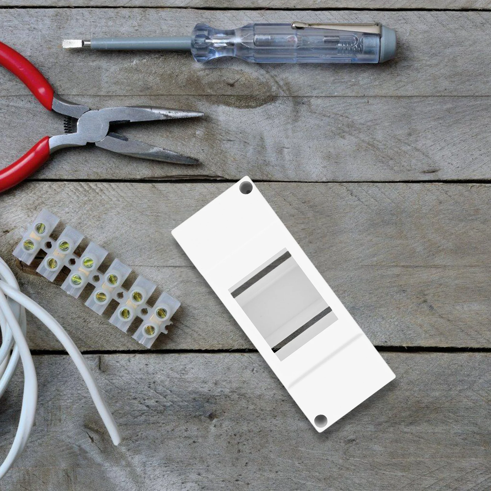 

3 pcs Circuit Breaker Protection Cover For Dz47-63 Waterproof Dustproof Plastic Enclosure Indoor Outdoor Use Din Rail