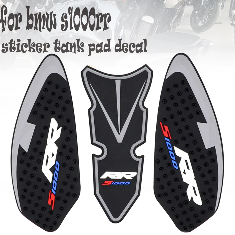 

Tank Traction Pads Anti Slip Sticker Motorcycle Side Decal Gas Knee Grip Protector For BMW S1000RR 2019-2023 LOGO S 1000RR T