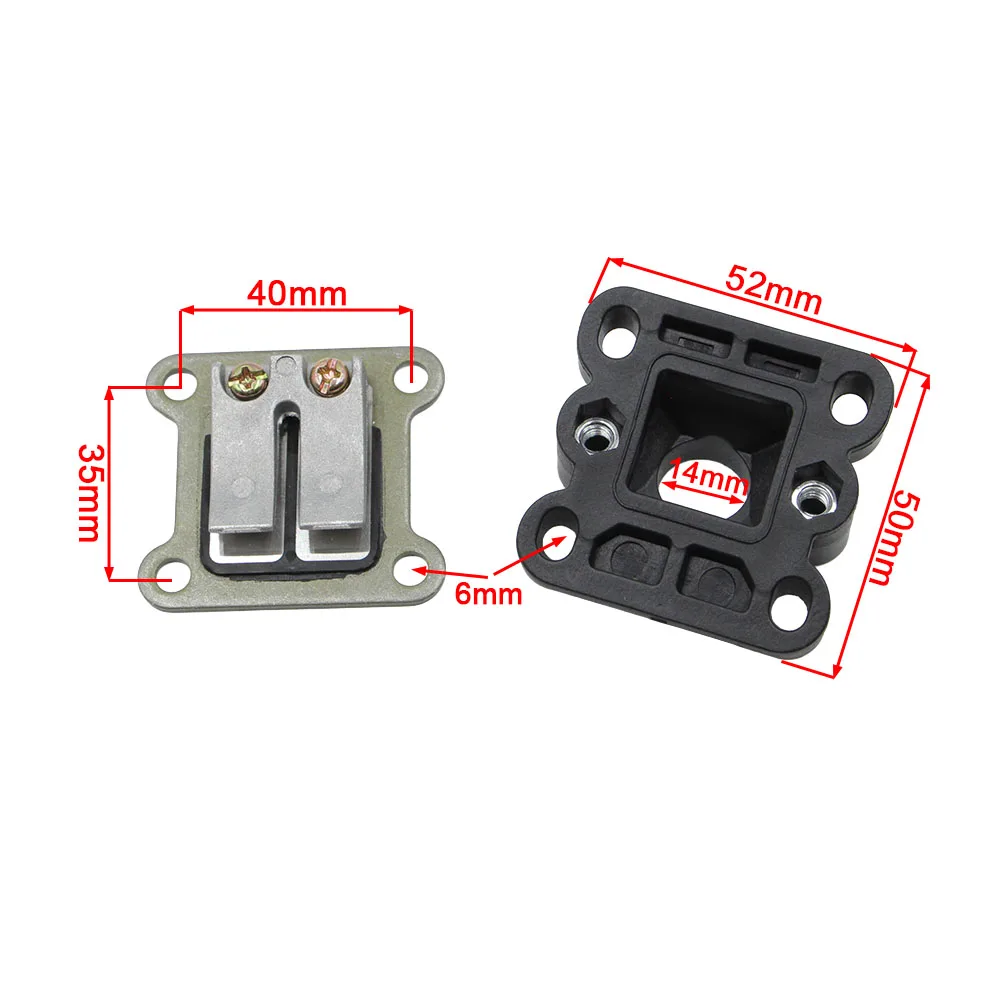 Intake Manifold Reed Valve Gaskets Combo Replacement For 2-Stroke 47cc 49cc Pocket Bike ATV Quad Dirt Bike Minimoto