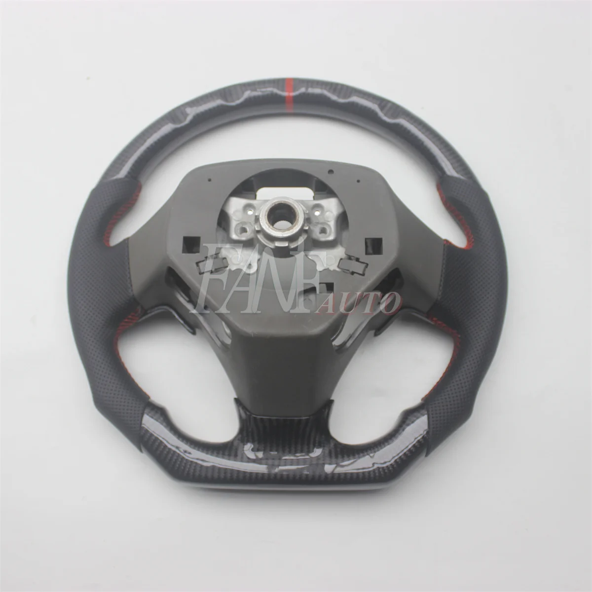 Replacement Real Carbon Fiber Steering Wheel with Leather for Toyota Corolla 2010-2013