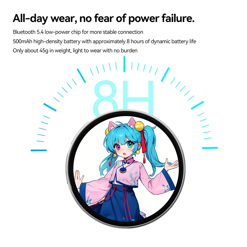 Fuente de fábrica, superventas, insignia electrónica DIY personalizada, pantalla de alta definición, mercancía magnética IPS para celebridades, regalos novedosos