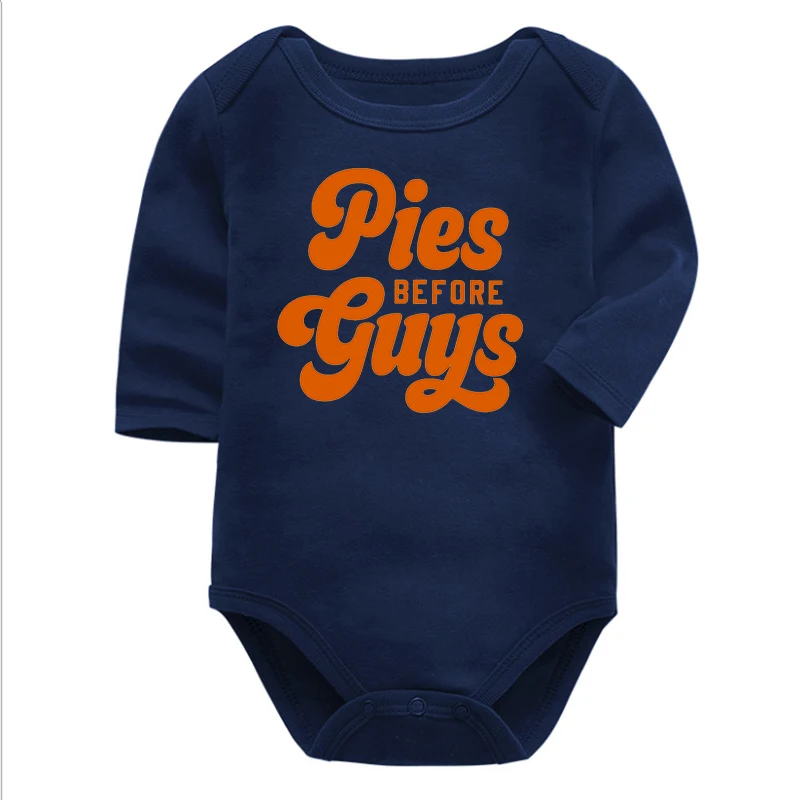 

Pies Before Guys New Born Baby Items Kid Fall Shirt Thanksgiving Newborn Girl Clothes Baby Bodysuit Pumpkin Boys Clothes