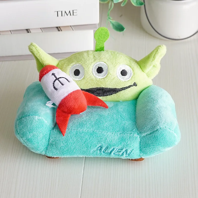 Disney Anime Mouse Mouse Plush Sofa Toy Doll Kawaii Minnie Stitch Pooh Desktop Glasses Storage Rack Cartoon Decorations Gifts