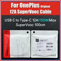 DL152 12A OnePlus 150W Max USB C to Type C SuperVooc Cable For OnePlus 11 Ace2 11R Ace 2 Pro 10T 10R