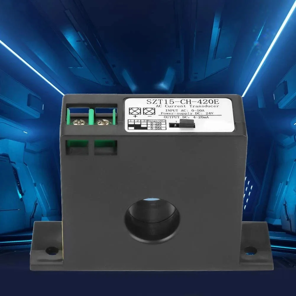 Current Transducer Transmitter- Transformer Sensor SZT15-CH-420E AC Current Transducer 0-50A For Transformer Sensor