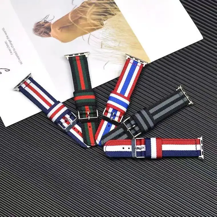 Correa de nailon para Apple Watch Ultra 49mm 10 9 8 7 46mm 45mm 41mm pulsera cómoda iWatch 6 5 4 SE 44mm 40mm 3 42mm