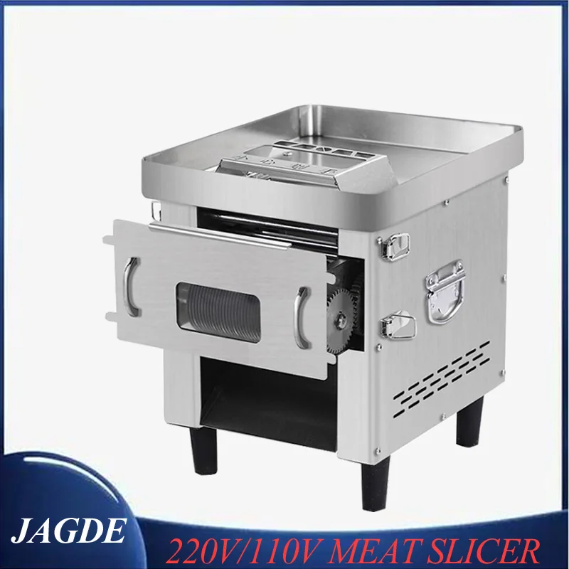 

850W Drawer Slicer Commercial Meat Cutter Machine Dicing Machine Fully Stainless Steel Meat Slicer