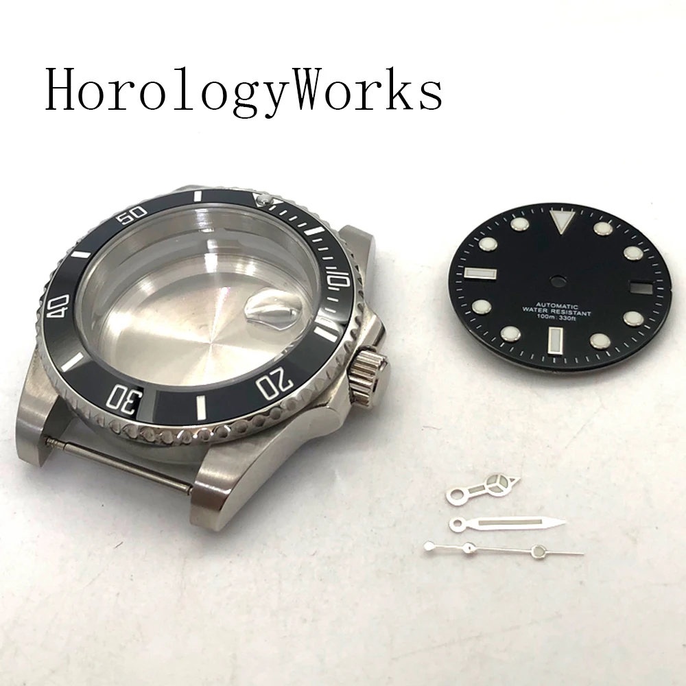 40mm Case+Dial+Hands Watch Parts Fit Miyota8205/8215/821A NH35/NH36 Mingzhu2813/3804 Movement