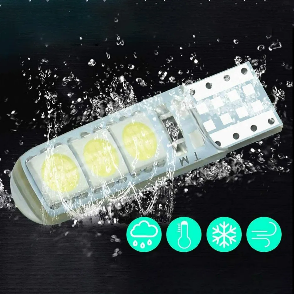 

2* Width Indicator Light License Plate Lights 5050 6SMD Trunk White Practical Replace Replacement Accessary