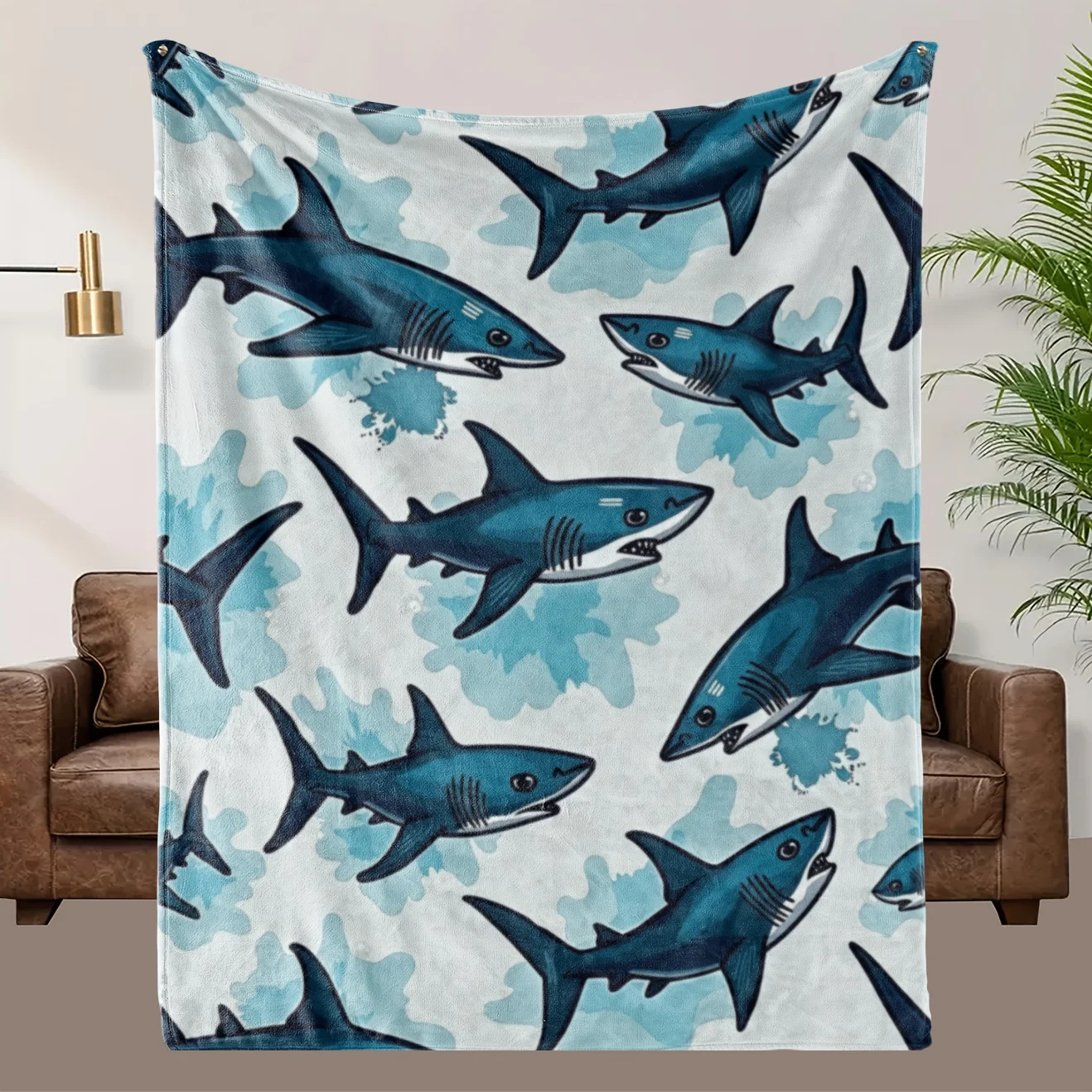 1Pc Cute Shark Patt…