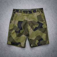 Summer Tactical Shorts MTP Tactics Version Men'S Camo Short Style Pants Swedish M90 Geometric Camo