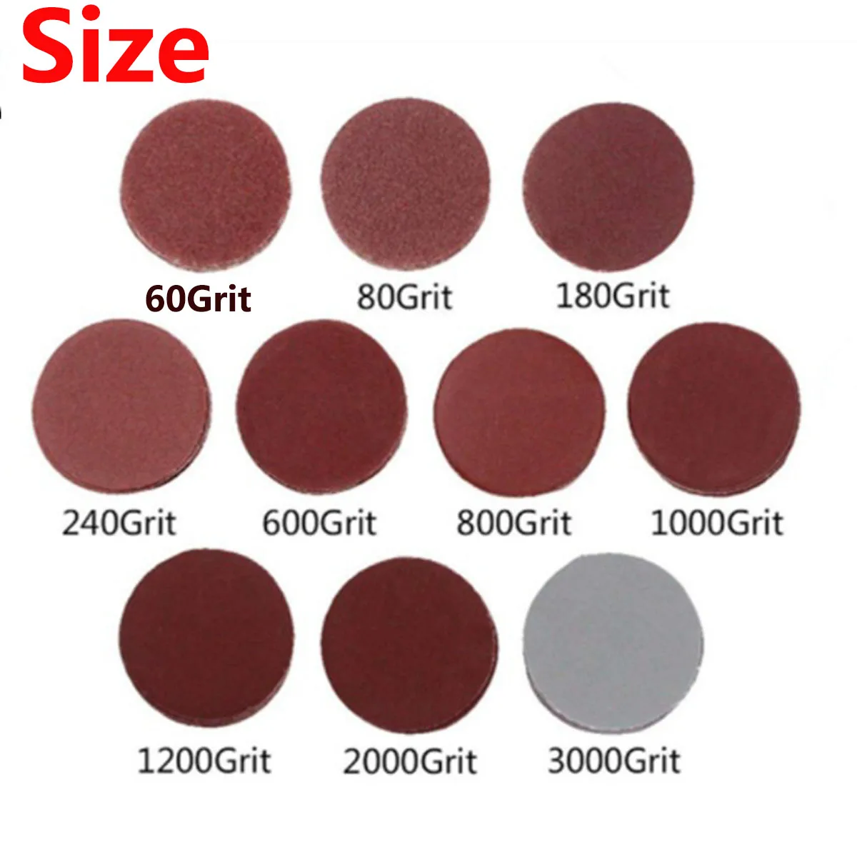 123/246Pcs 2inch 60-3000 Grit Sandpapers Sanding Discs Pad Abrasive Polishing Pad Kit Fit for Dremel Rotary Tool Accessories DIY