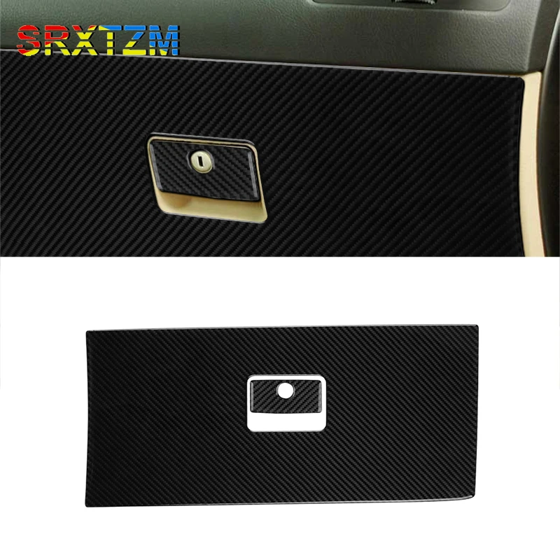 

Passenger Side Storage Panel Carbon Fiber Sticker Glove Box Cover Interior For Volkswagen Golf 4 Jetta Bora Mk4 R32 Gti 1999-200