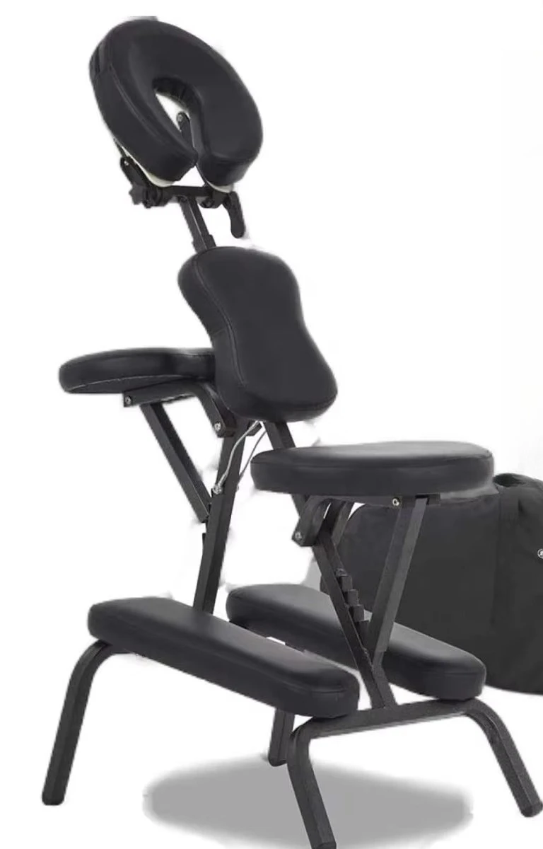 Portable Massage Tattoo Chair Height Adjustable Chair Folding Light Weight Salon Spa Home Massage Chair for Offices Gymnasiums