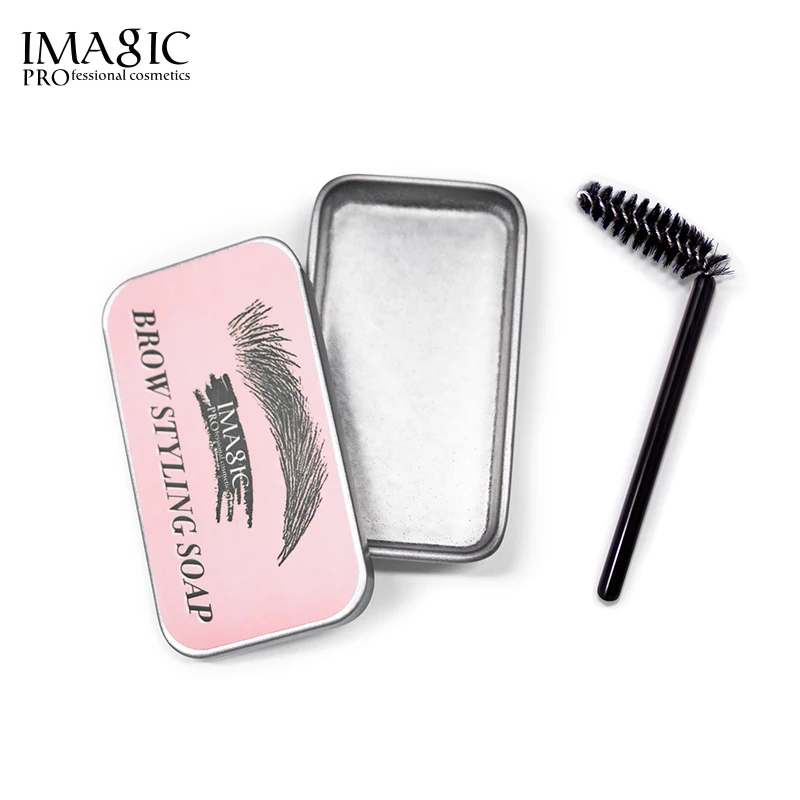 Gel per sopracciglia cera per sopracciglia impermeabile a lunga durata 3D Feathery Wild Brow Styling sapone per lo Styling delle sopracciglia naturali delle donne