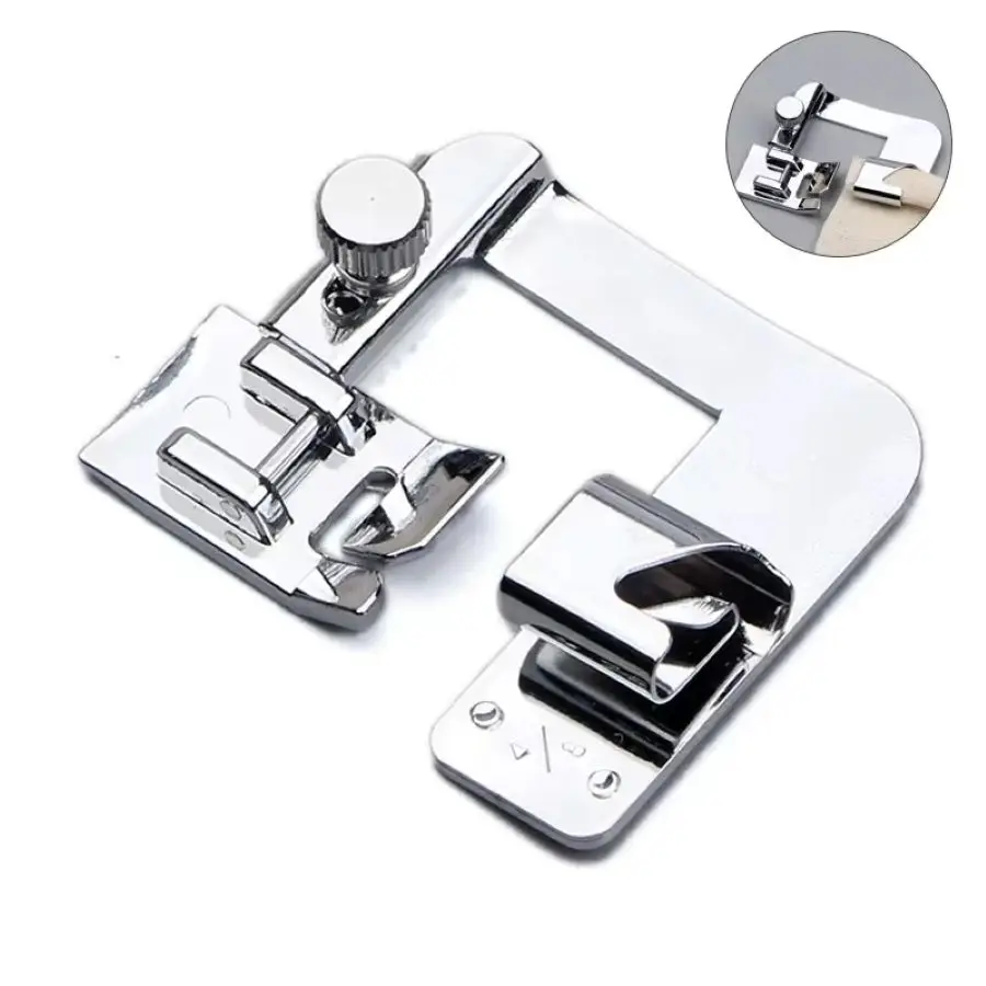 1PCS-3PCS 13/19/25mm Domestic Sewing Machine Foot Presser Foot Rolled Hem Feet For Brother Singer Sewing Accessories view 6