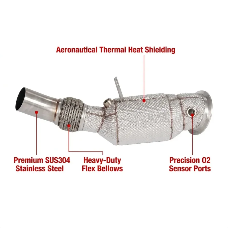 Factory Wholesale N20 Exhaust Downpipe for BMW Z4 E89 From 2012 - 2016 OEM Exhaust Pipes Header 100% Plug and Play