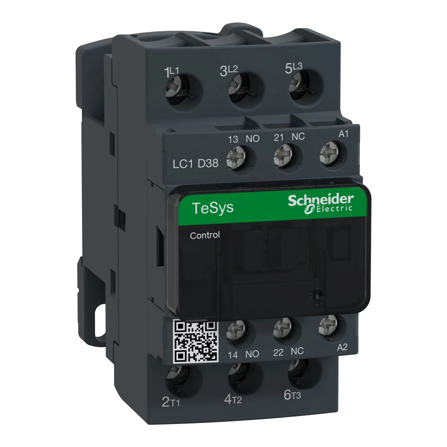 

LC1-D38F7 LC1D38F7 contactor - 3P(3 NO) - AC-3 - 38 A - 110 V AC 50/60 Hz coil