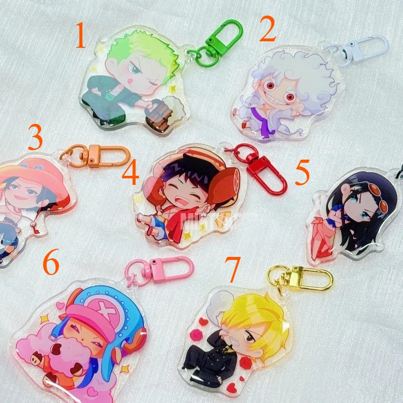 

Luffy Zoro Sanji Chopper One Piece Acrylic Anime Cartoon DIY Collection Toys Gift for Friend Birthday Gift