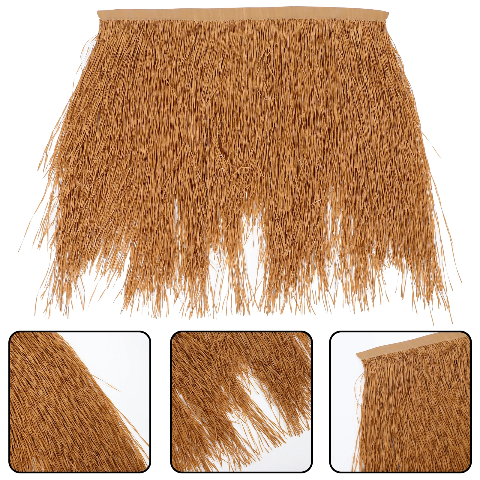 

Simulated Thatch Straw Roof Artificial Thatch Roofing Garden Decor DIY Roofing for Garden Hut Bar Decoration