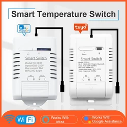 Wifi czujnik temperatury Tuya eWelink inteligentne Wifi Rf433 inteligentny termostat przełącznik temperatury 16A współpracuje z Alexa Google Home