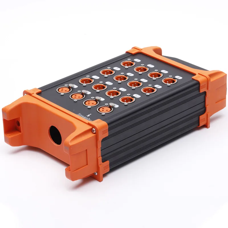 Three Mountains Portable Stage Mobile Performance Box 20-Route Multi-Channel Audio Multi-Core Signal Cable Junction Box 50V