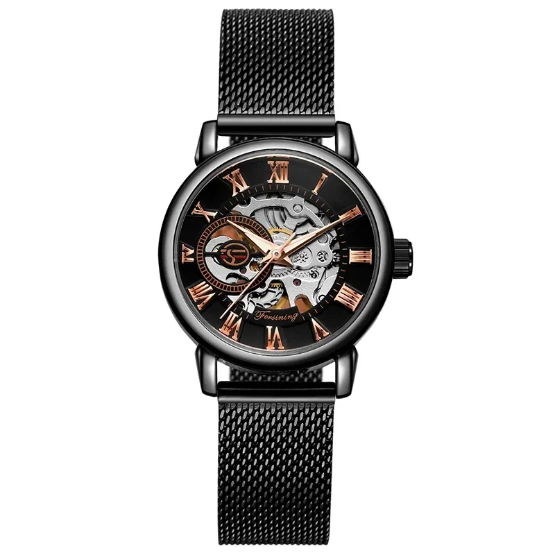 Automatic Mechanical Watch for Men Luxury Brand Man Watch Leather Strap Waterproof Business Men's Wristwatch Gift