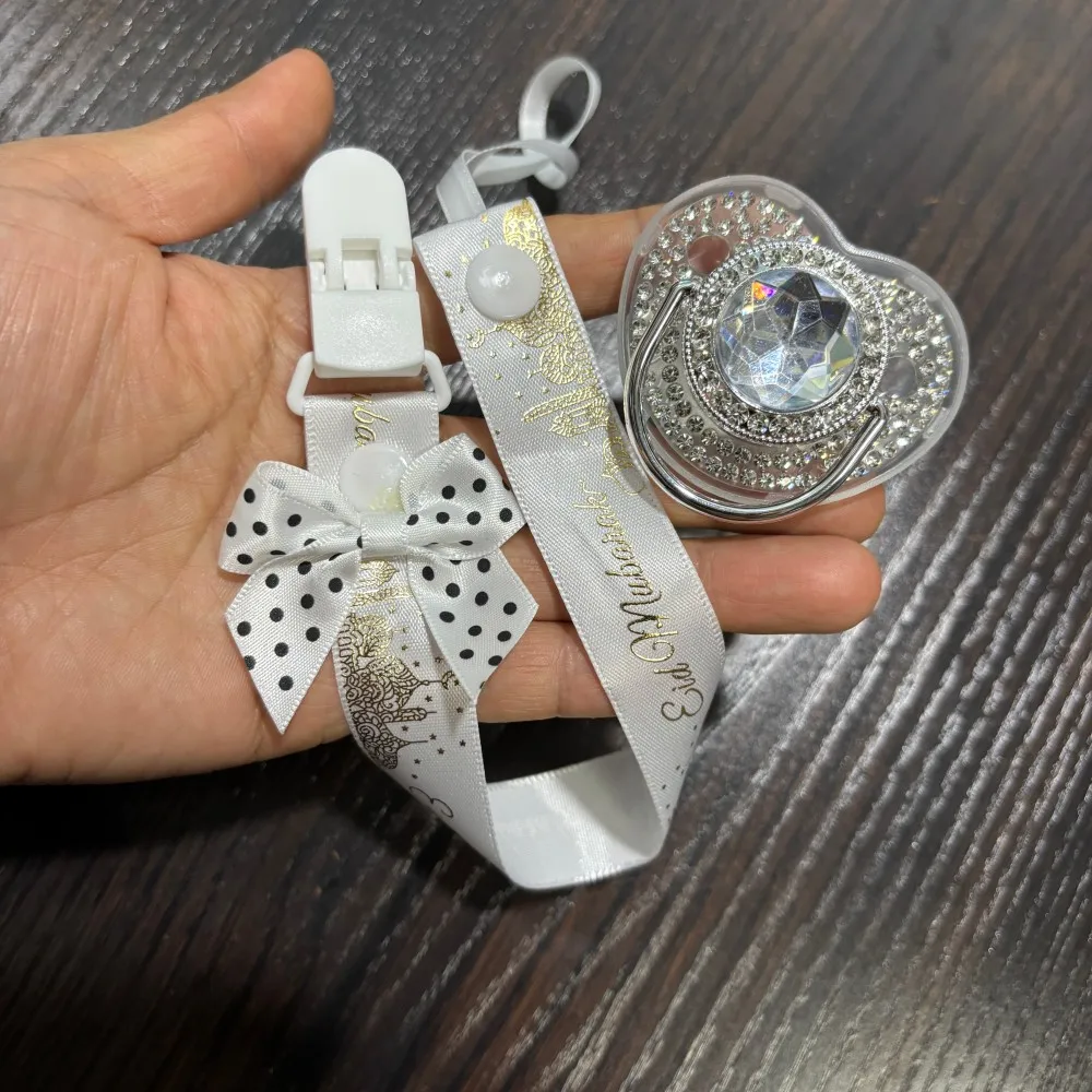 

Middle East Style Rhinestone Baby Pacifier Cute Soother for Infant Toddler