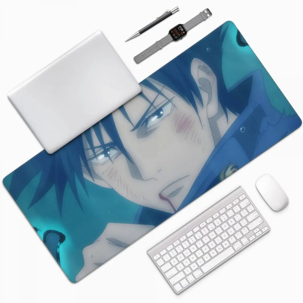 Megumi Besto Friendo Jujutsu Kaisen Sukuna Anime Large Mouse Pad Computer Keyboard Mouse Mat Gamer PC Laptop Desk Mat Table Mats