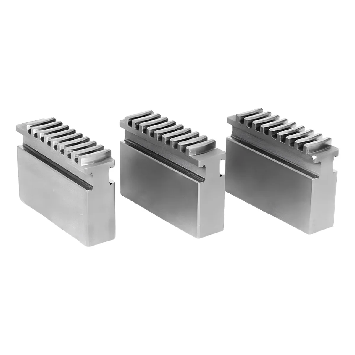 K11-160 RZ Soft Jaw for 3-Jaw Chuck, Original C Type Separate Claw, Inside/Outside & Flat Jaw Options