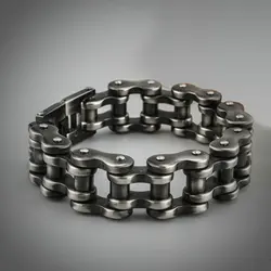 Mens Weight Bracelets Retro Motorcycle Biker Bicycle Chain Link Bracelets For Men/Women Punk Stainless Steel Jewelry