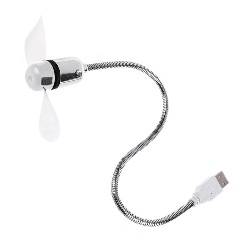 G6DD Flexible USB Cooler Fan For Laptop Desktop Computer Office Outdoor Universal