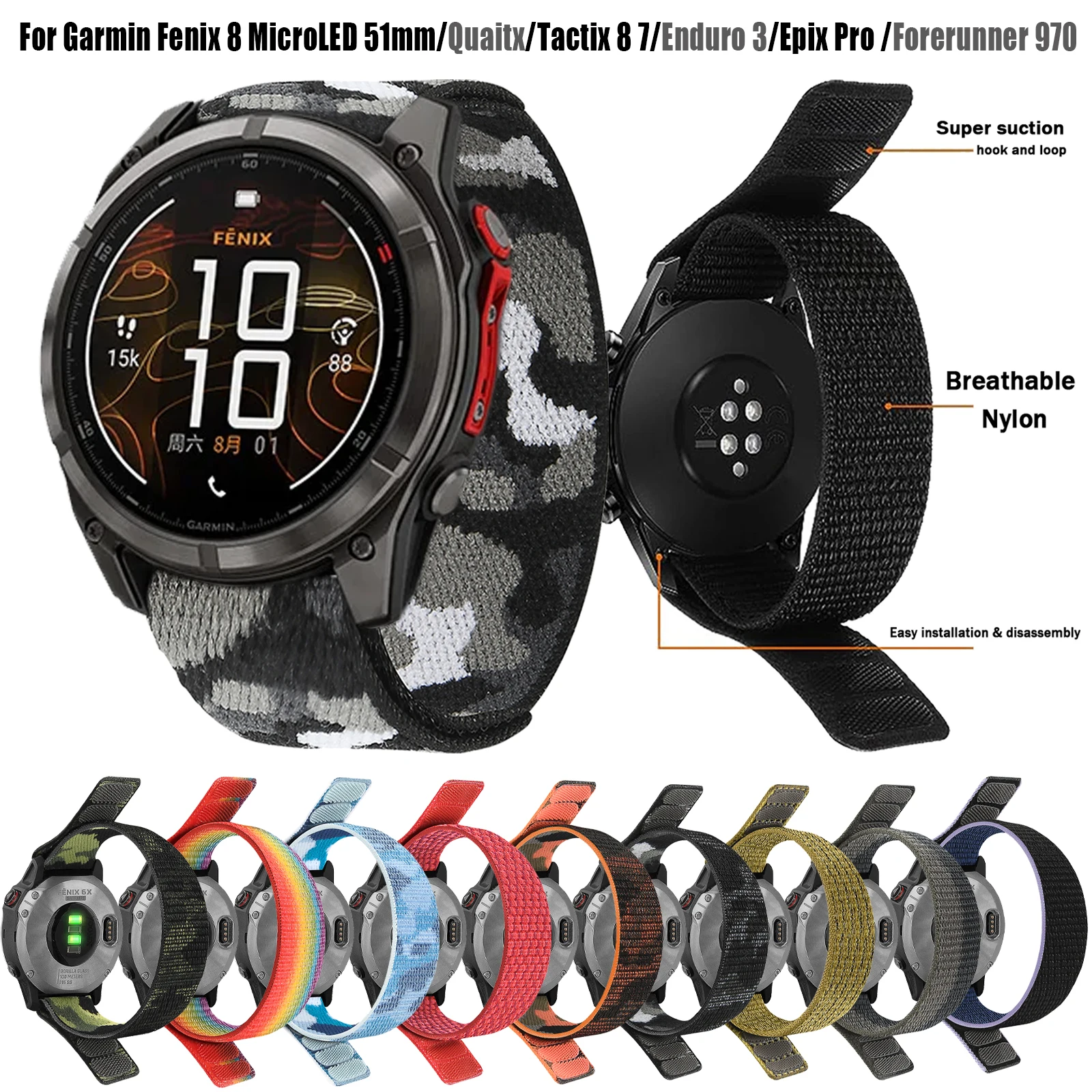 22Mm 26Mm Nylon Qui… - image