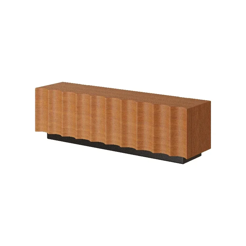 01Simple modern water ripple TV cabinet living room home floor locker