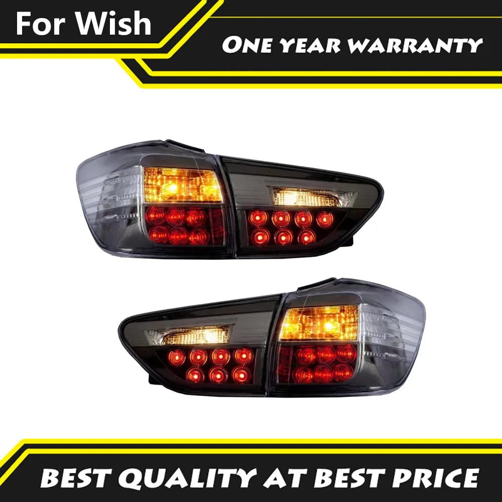 

1 Pair Car LED Taillight Tail Light For Toyota WISH 2009-2015 Rear Driving Lamp + Brake Light + Reverse Light + Turn Signal