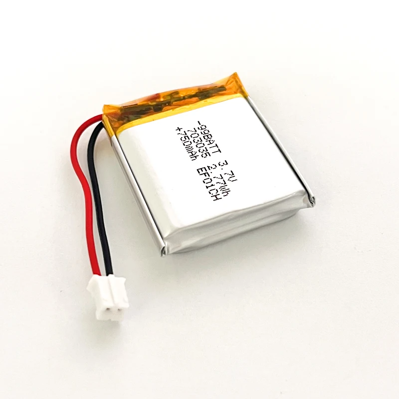 3.7V 703035 Battery 750mAh Li Polymer Lithium Rechargeable Batteries 073035 for LED Light MP5 GPS Beauty Equipment Electric Toys
