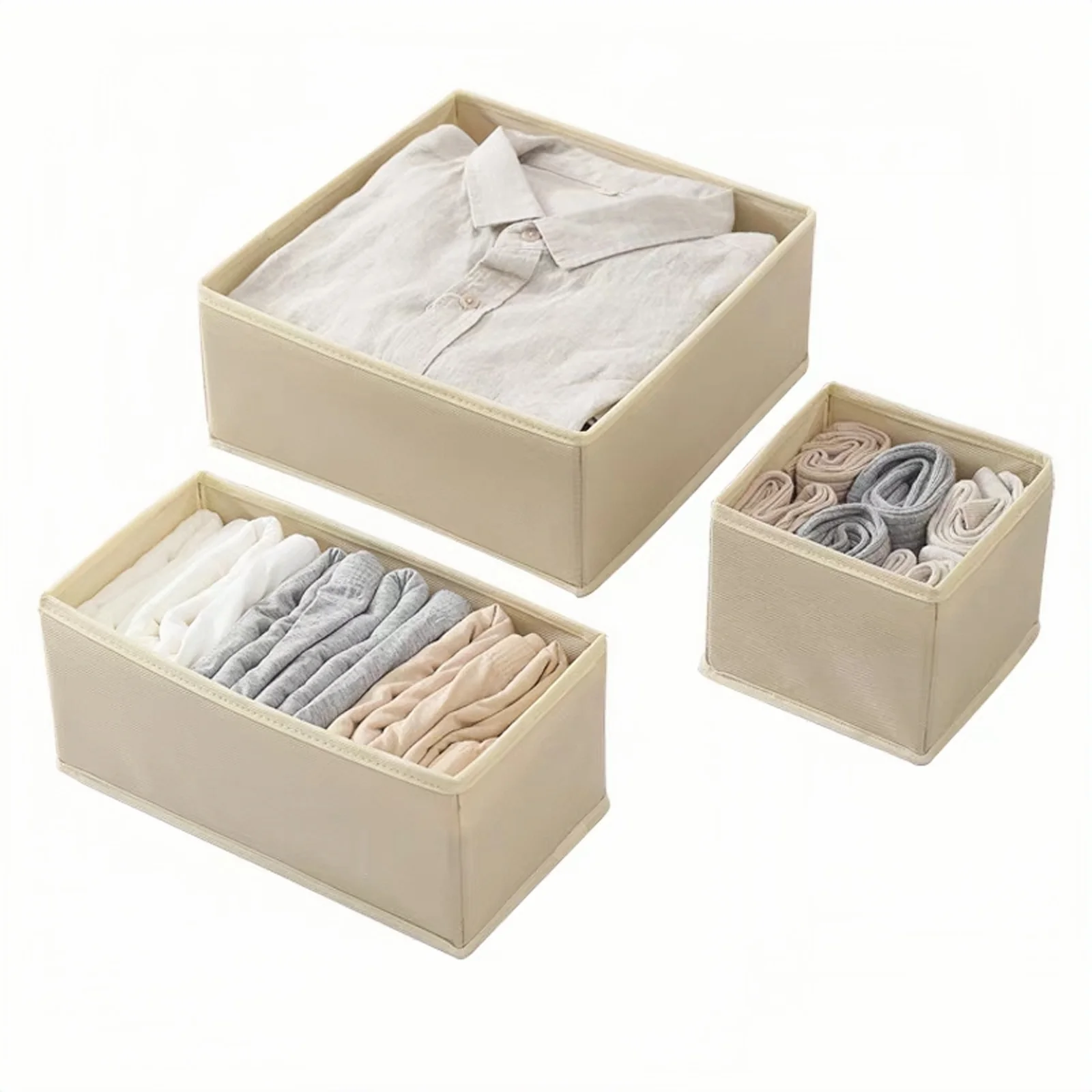 Clothes Box Storage Clothes Closet Organizer For Underwear Socks Bra Finishing Basket Clothing Storage Box Room Drawer Organizer