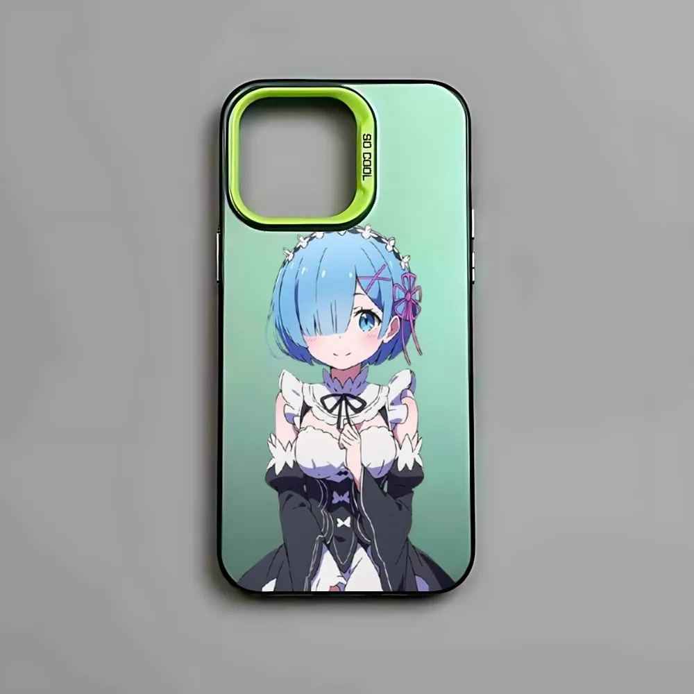 R-Rem Light N-Nobel Loli Phone Case For Samsung S24 S23 S22 S21 S20 S10 FE Note 20 Ultra 5G Lite Plus Candy Back Cover