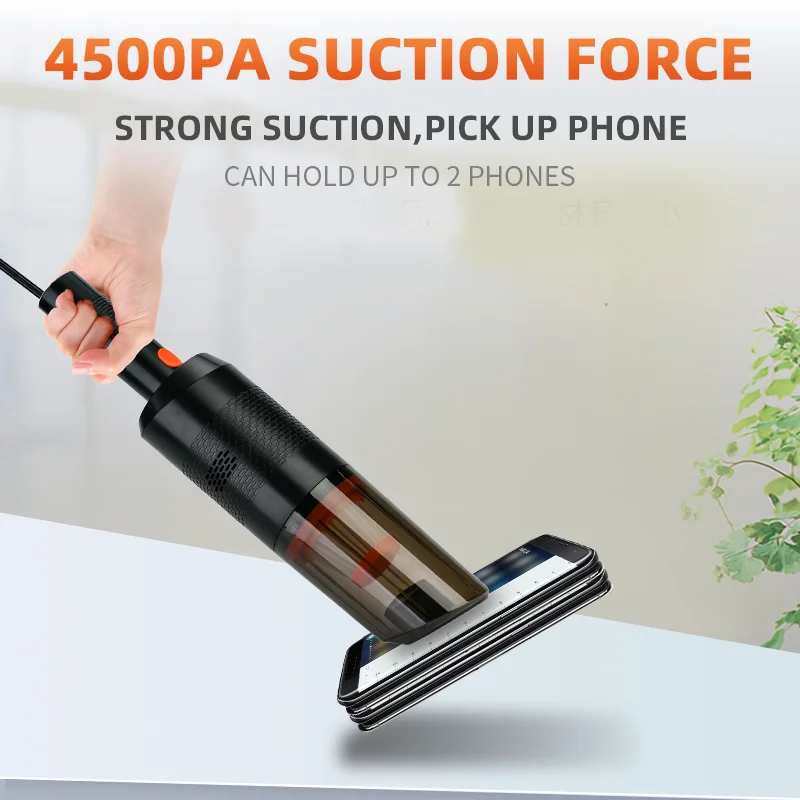 High Suction 12-Volt Handheld Portable Interior Auto Detailing Accessory Kit Wet And Dry Dual-Use Vacuum Cleaner For Car